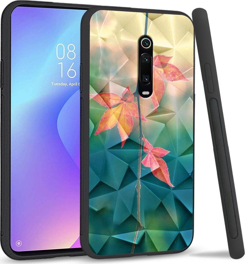 Super Fashion Etui na telefon Xiaomi MI9T Crystal Case Autumn Leaves 1
