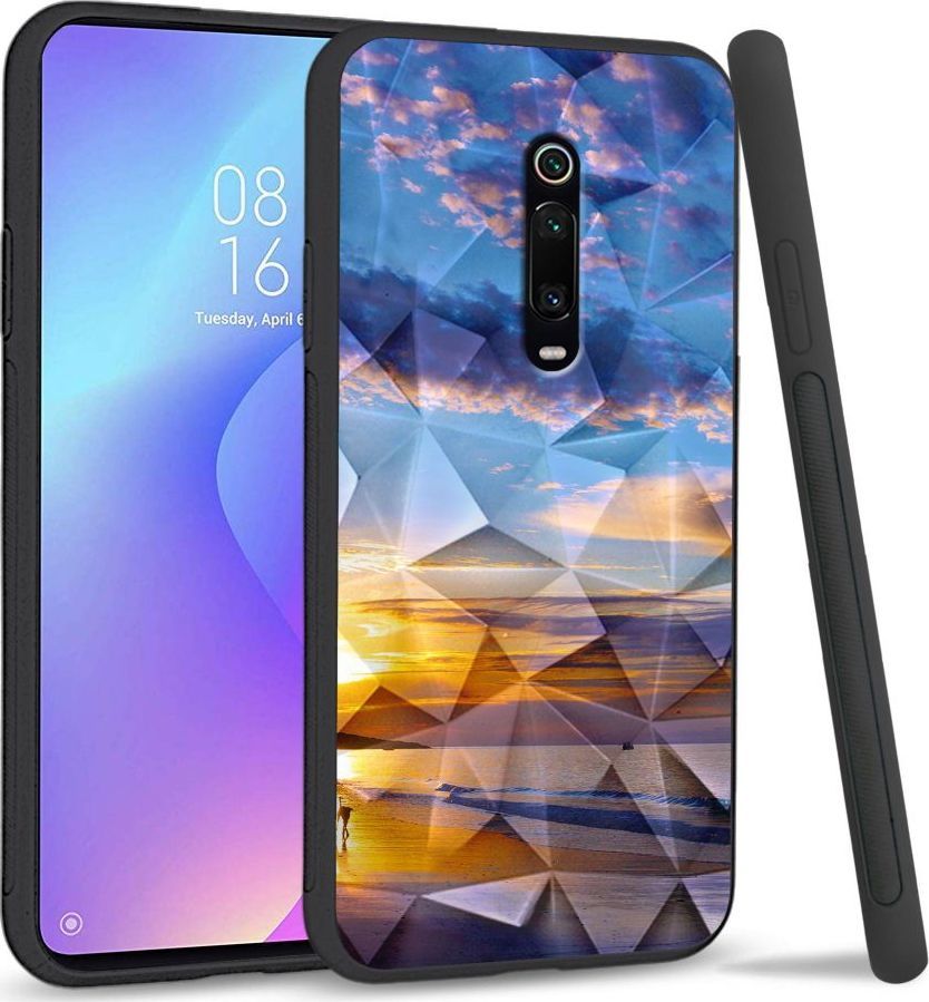 Super Fashion Etui na telefon Xiaomi MI9T Crystal Case Beach sky 1