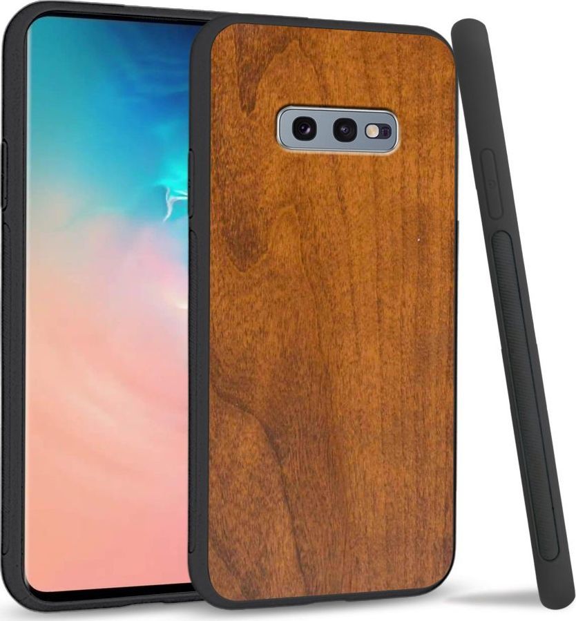 Super Fashion Etui Drewniane z Orzecha do Samsung Galaxy S10E 1