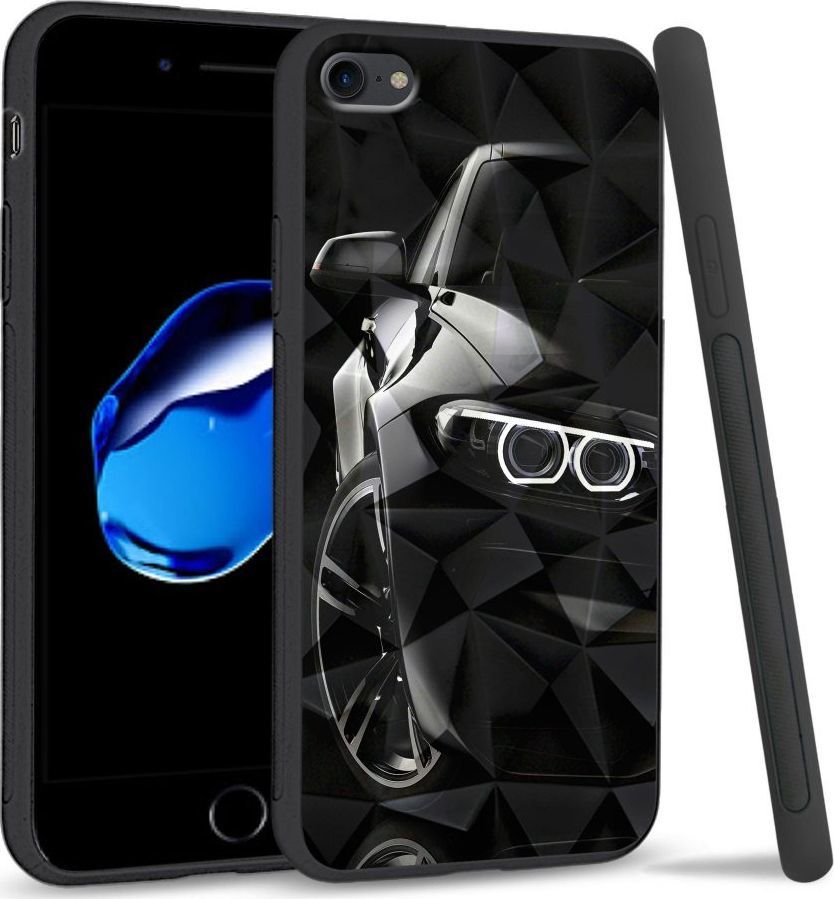 Super Fashion Etui na telefon Apple Iphone 7 / 8 Crystal Case LED headlights 1