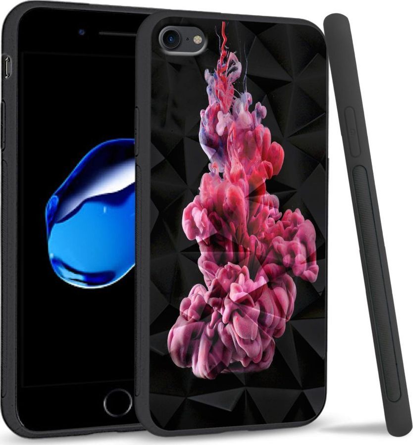 Super Fashion Etui na telefon Apple Iphone 7 / 8 Crystal Case Water smoke 1