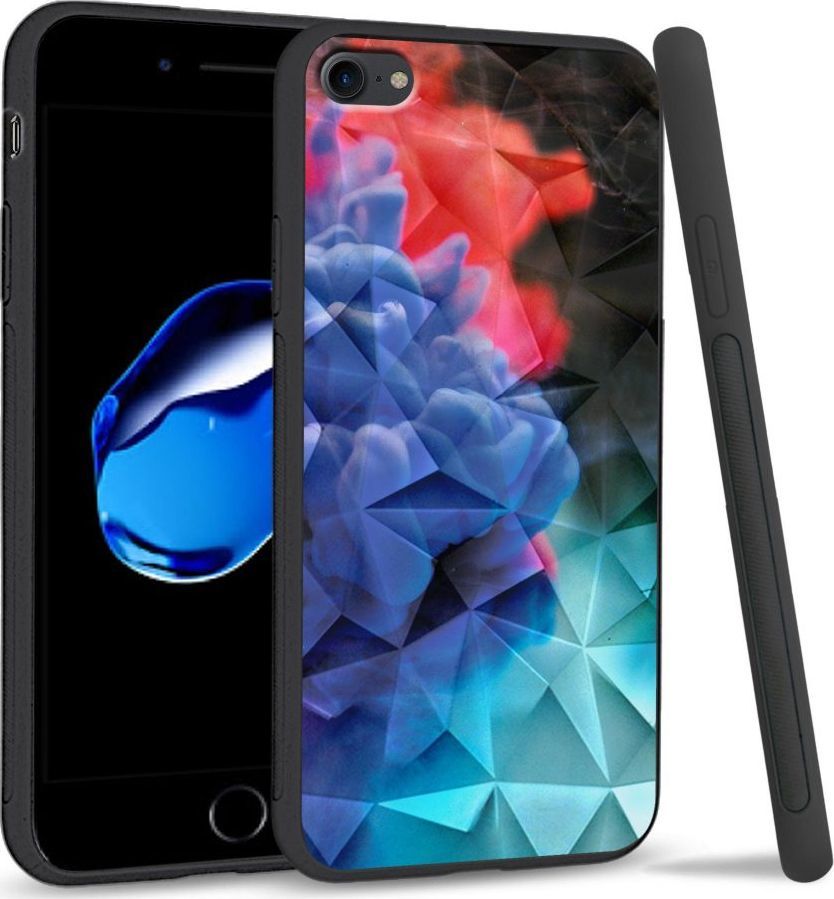 Super Fashion Etui na telefon Apple Iphone 7 / 8 Crystal Case Water color 1
