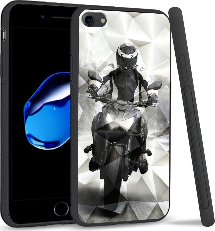 Super Fashion Etui na telefon Apple Iphone 7 / 8 Crystal Case Racer 1