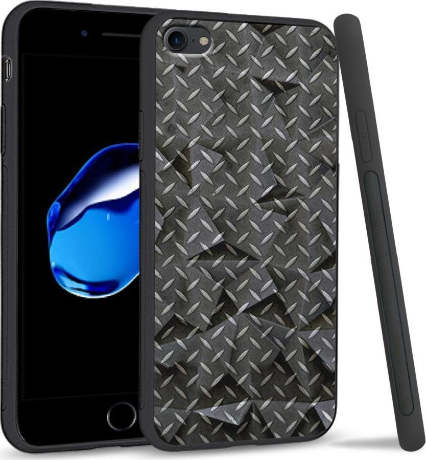 Super Fashion Etui na telefon Apple Iphone 7 / 8 Crystal Case Metal 1