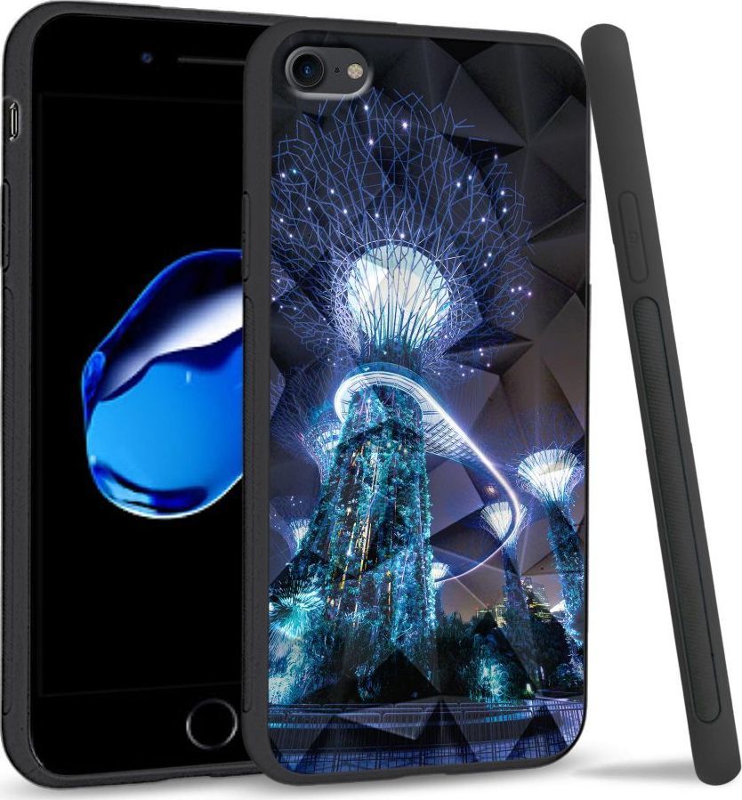 Super Fashion Etui na telefon Apple Iphone 7 / 8 Crystal Case Architectural Marvel 1