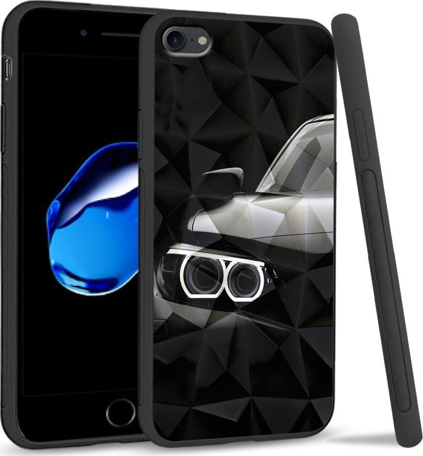 Super Fashion Etui na telefon Apple Iphone 7 / 8 Crystal Case Car Headlights 1