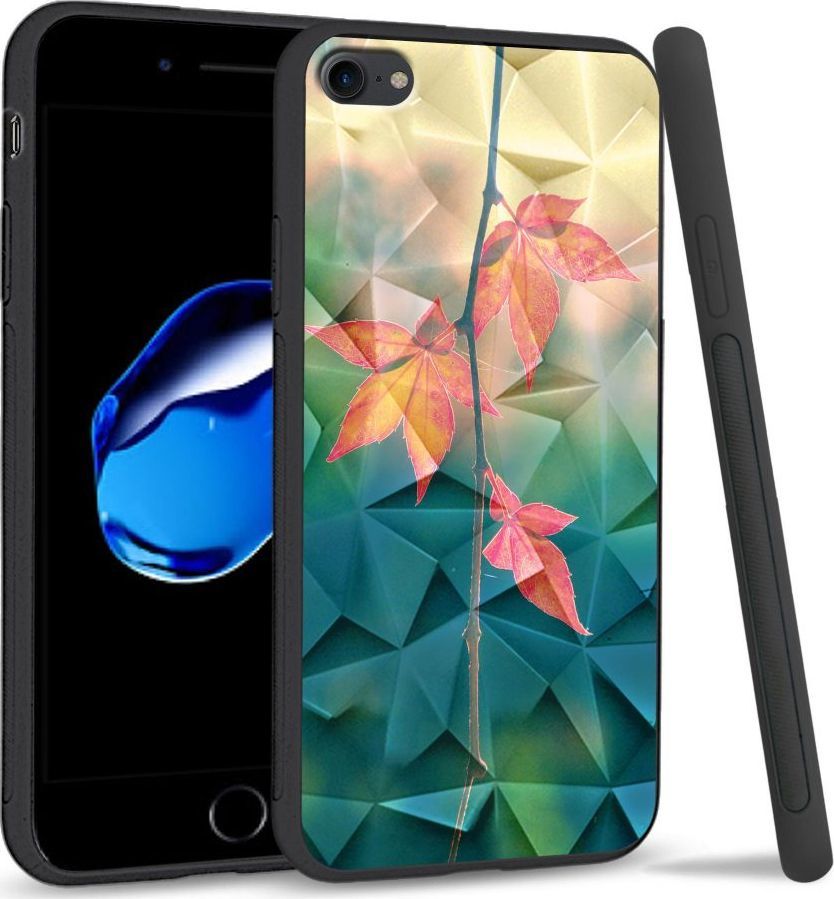 Super Fashion Etui na telefon Apple Iphone 7 / 8 Crystal Case Autumn Leaves 1