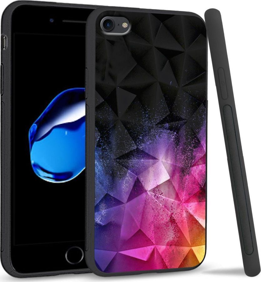 Super Fashion Etui na telefon Apple Iphone 7 / 8 Crystal Case Splash Colors 1