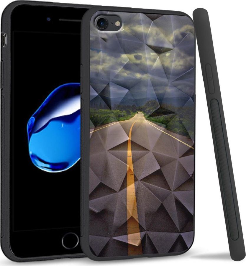Super Fashion Etui na telefon Apple Iphone 7 / 8 Crystal Case Road to Heaven 1
