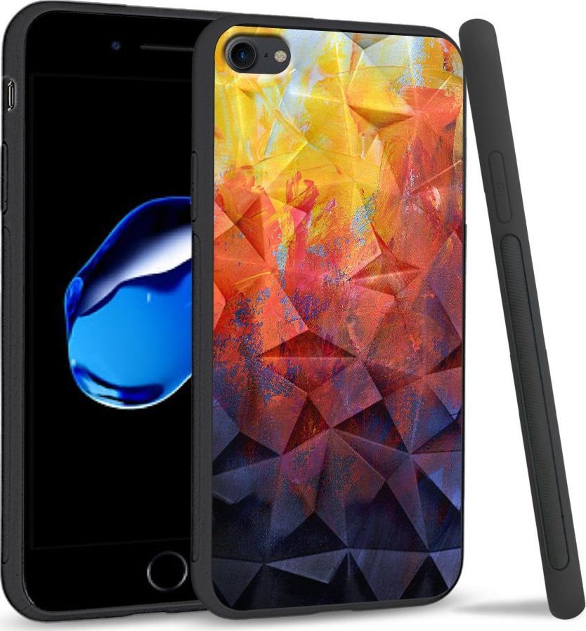 Super Fashion Etui na telefon Apple Iphone 7 / 8 Crystal Case Pastel Painting 1