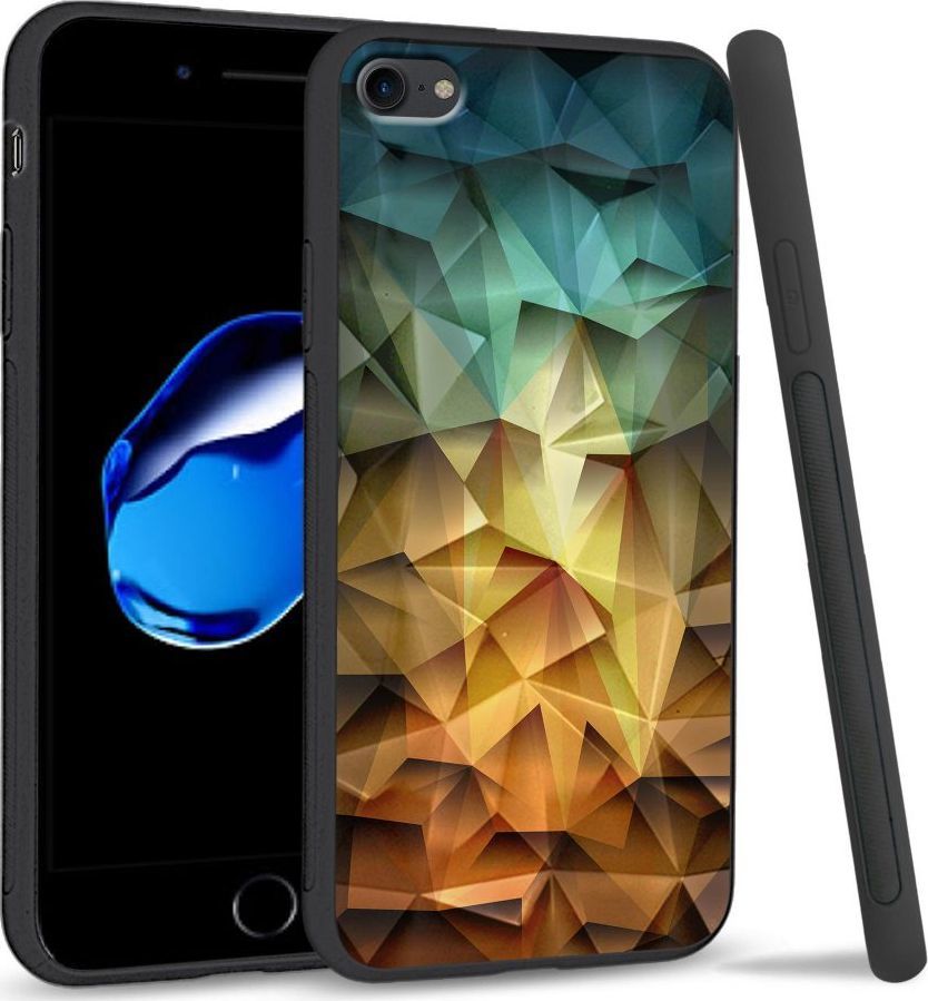Super Fashion Etui na telefon Apple Iphone 7 / 8 Crystal Case Polygonal 1