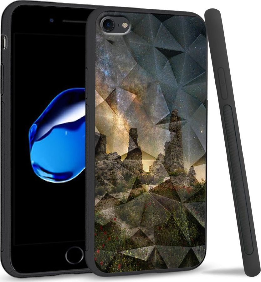 Super Fashion Etui na telefon Apple Iphone 7 / 8 Crystal Case Stone Path 1