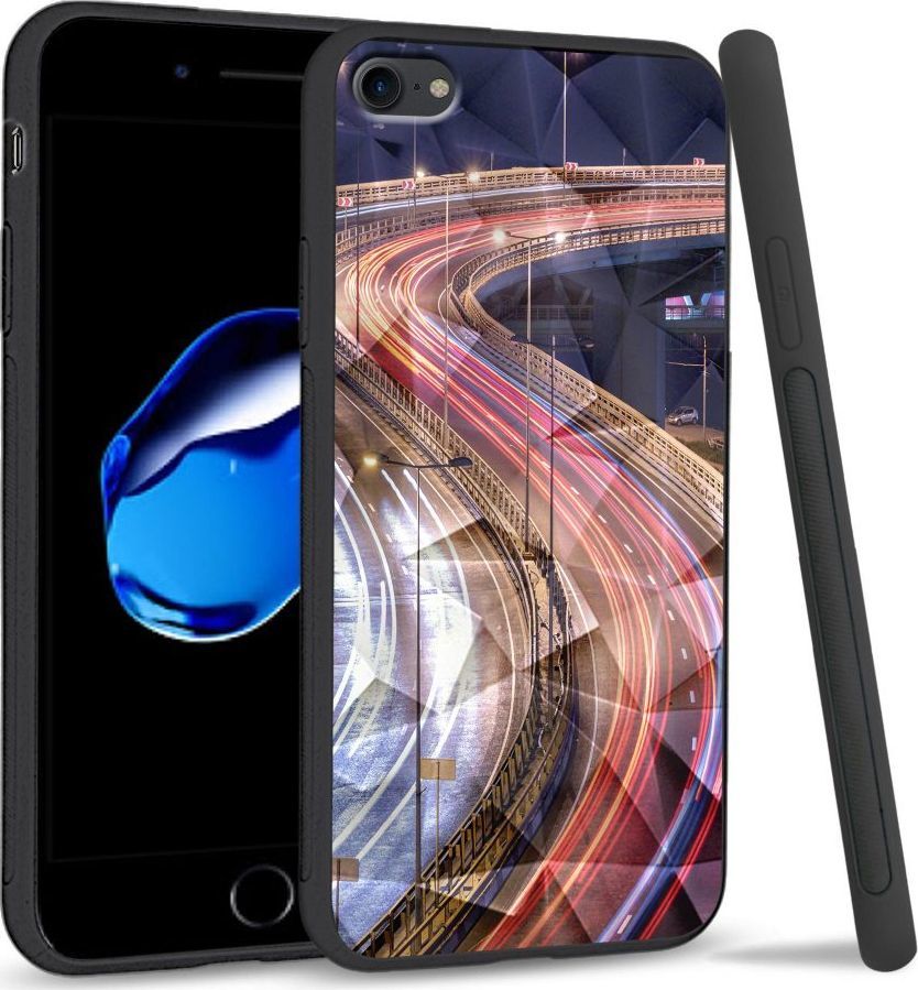 Super Fashion Etui na telefon Apple Iphone 7 / 8 Crystal Case Night Lights 1