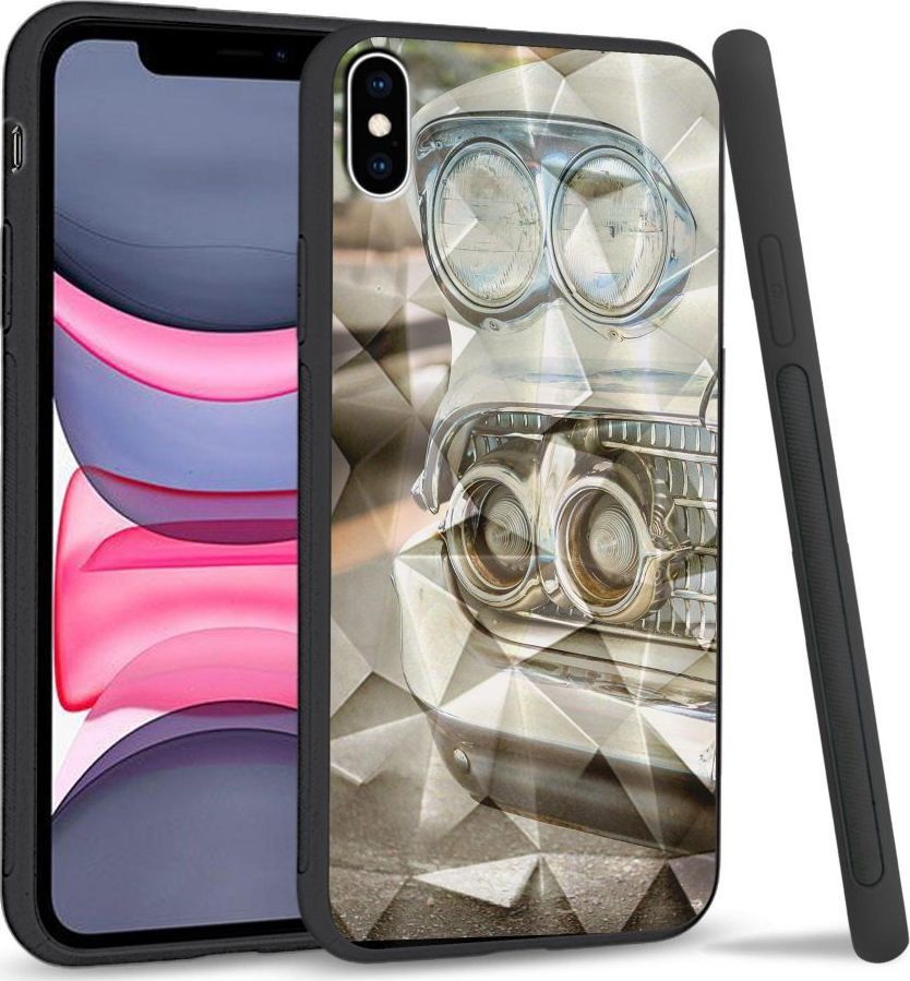 Super Fashion Etui na telefon Apple Iphone X/XS Crystal Case Vintage 1