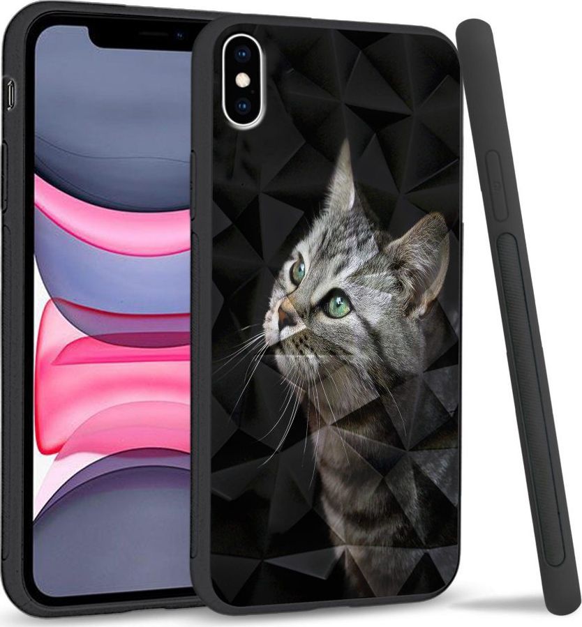 Super Fashion Etui na telefon Apple Iphone X/XS Crystal Case My kitty friend 1