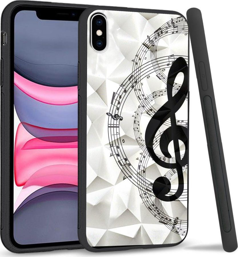 Super Fashion Etui na telefon Apple Iphone X/XS Crystal Case Symphony 1