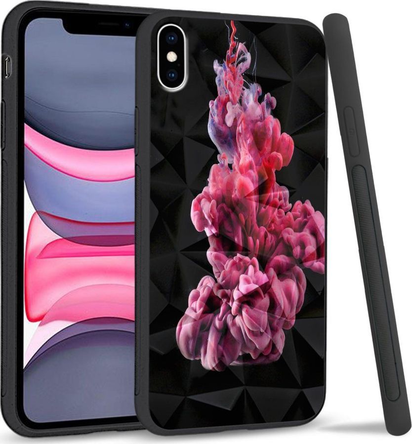 Super Fashion Etui na telefon Apple Iphone X/XS Crystal Case Water smoke 1