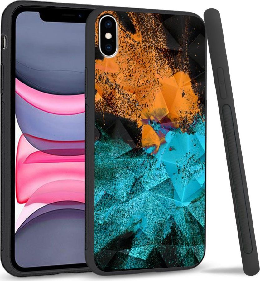 Super Fashion Etui na telefon Apple Iphone X/XS Crystal Case Color Mix 1