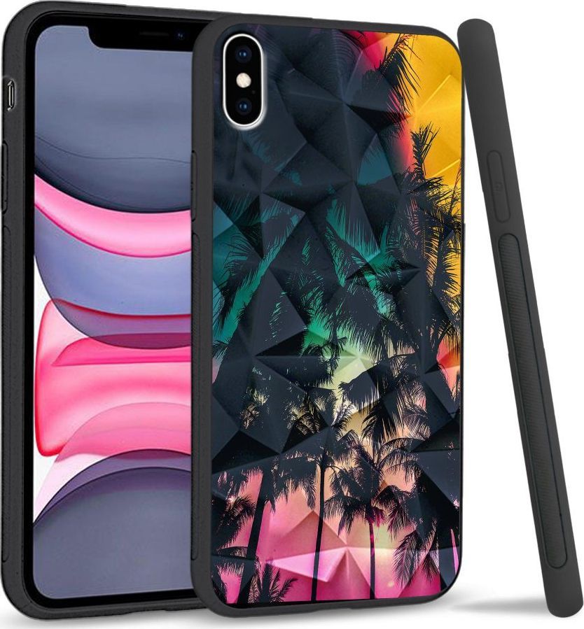 Super Fashion Etui na telefon Apple Iphone X/XS Crystal Case Trance 1
