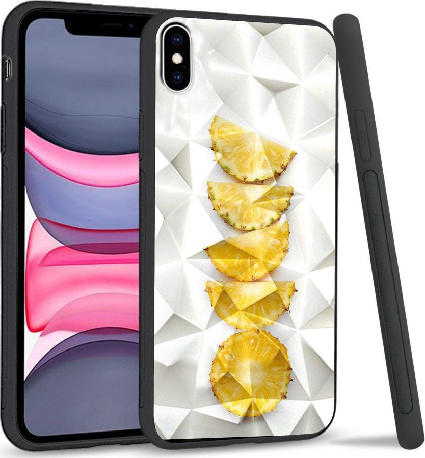 Super Fashion Etui na telefon Apple Iphone X/XS Crystal Case Pineapple pieces 1