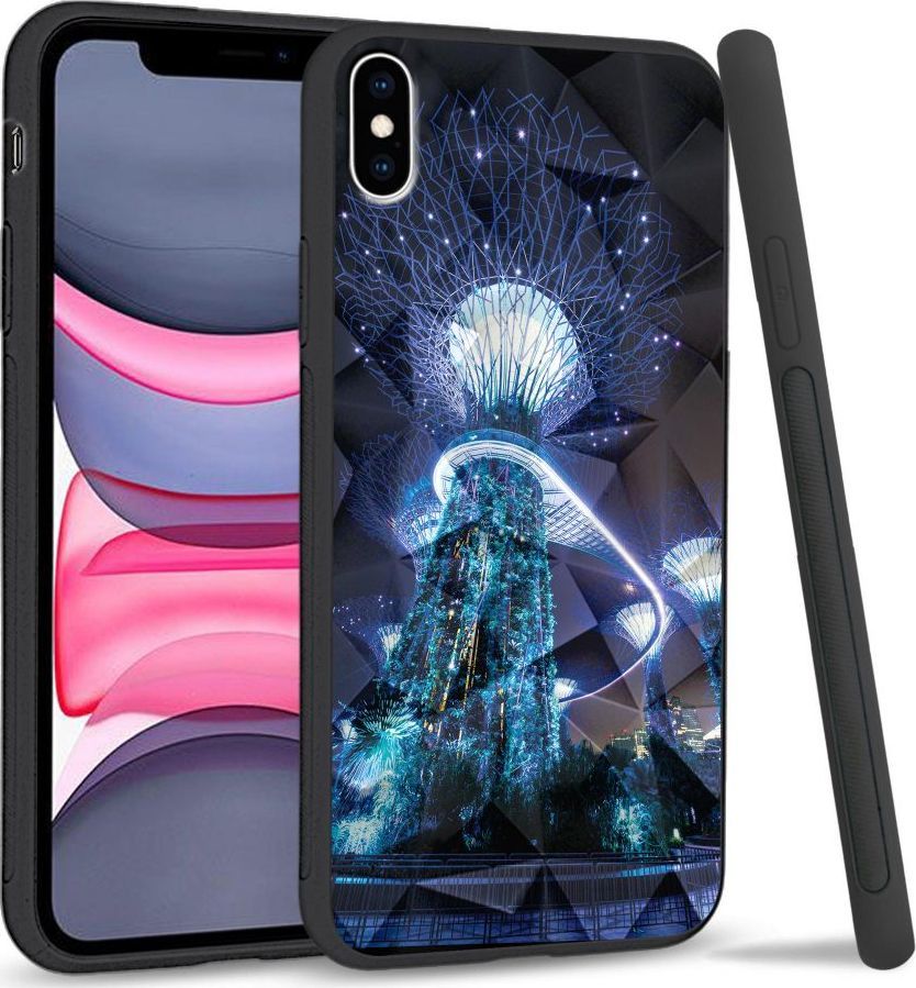 Super Fashion Etui na telefon Apple Iphone X/XS Crystal Case Architectural Marvel 1
