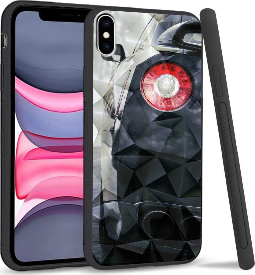 Super Fashion Etui na telefon Apple Iphone X/XS Crystal Case Tailights 1