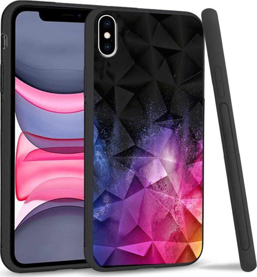 Super Fashion Etui na telefon Apple Iphone X/XS Crystal Case Splash Colors 1