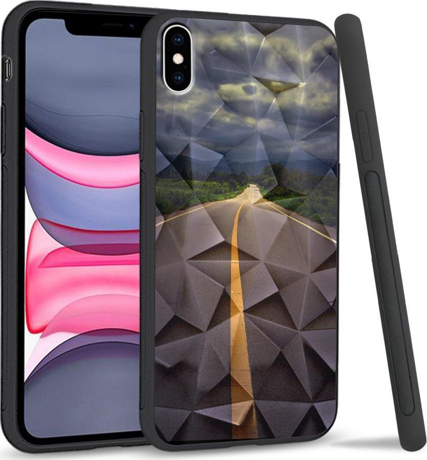 Super Fashion Etui na telefon Apple Iphone X/XS Crystal Case Road to Heaven 1