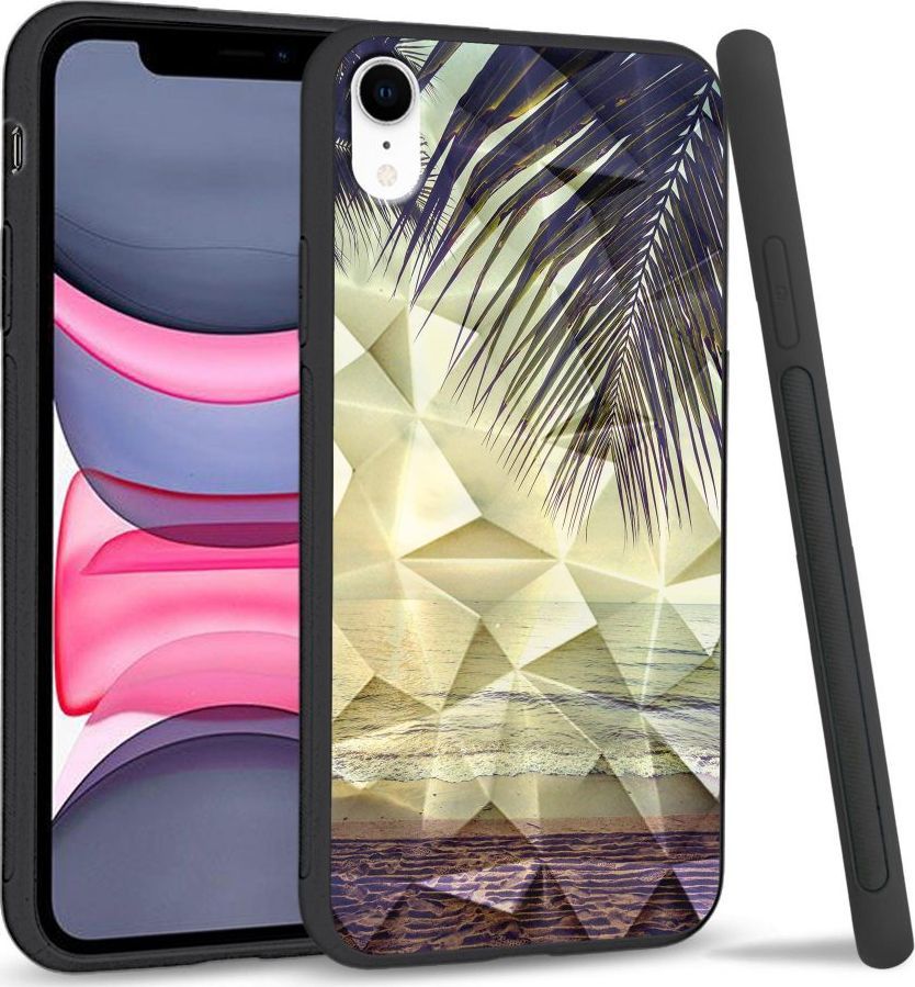 Super Fashion Etui na telefon Apple Iphone XR Crystal Case Beach side 1