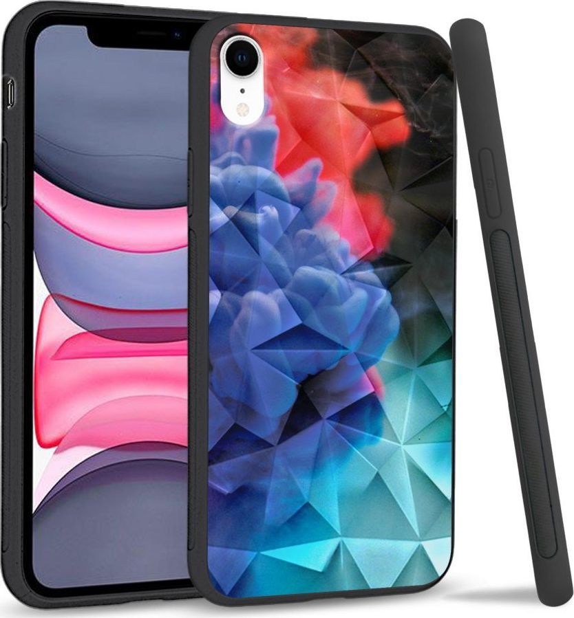 Super Fashion Etui na telefon Apple Iphone XR Crystal Case Water color 1