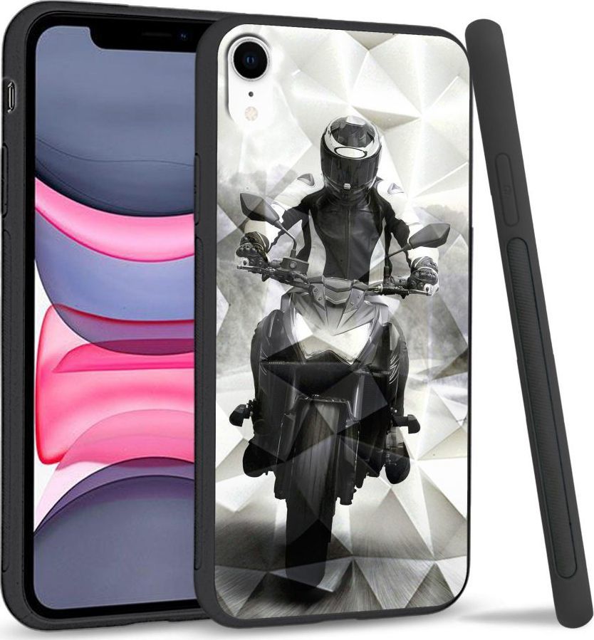 Super Fashion Etui na telefon Apple Iphone XR Crystal Case Racer 1