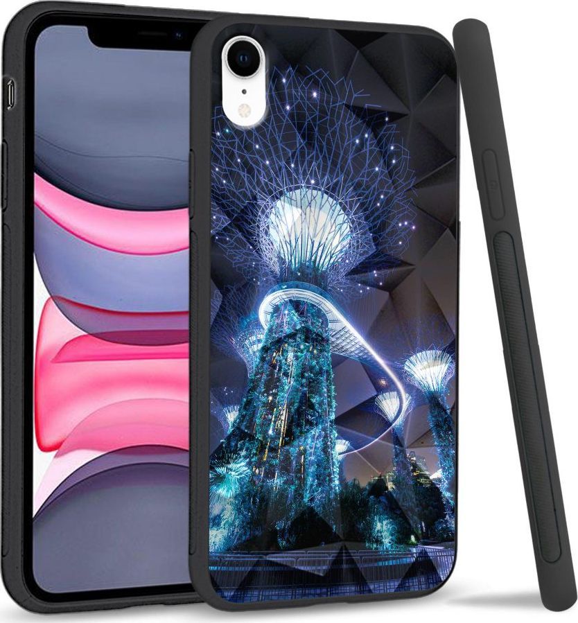 Super Fashion Etui na telefon Apple Iphone XR Crystal Case Architectural Marvel 1