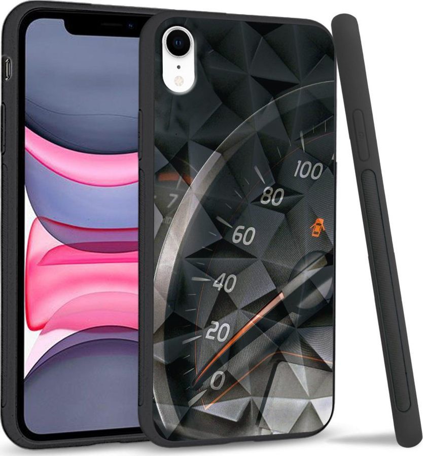 Super Fashion Etui na telefon Apple Iphone XR Crystal Case Speed Limit 1
