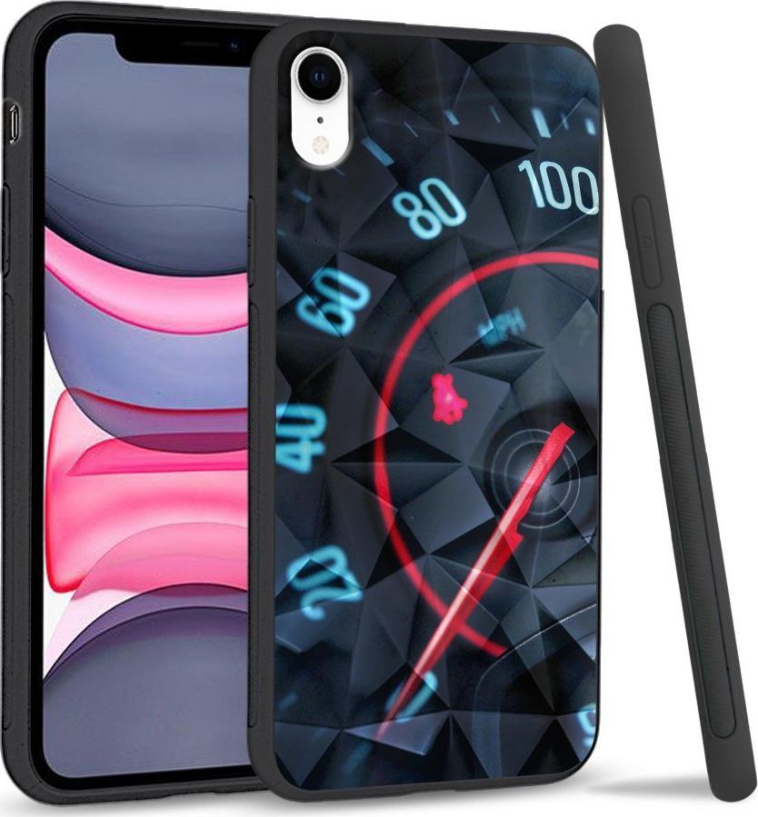 Super Fashion Etui na telefon Apple Iphone XR Crystal Case Need for speed 1
