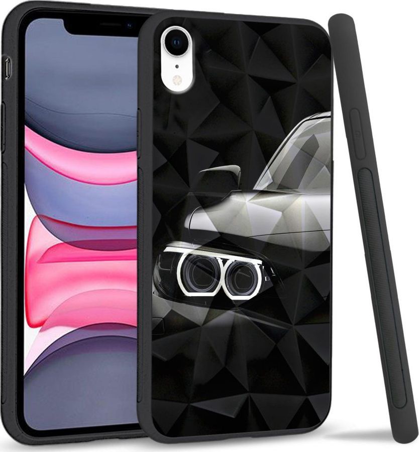 Super Fashion Etui na telefon Apple Iphone XR Crystal Case Car Headlights 1