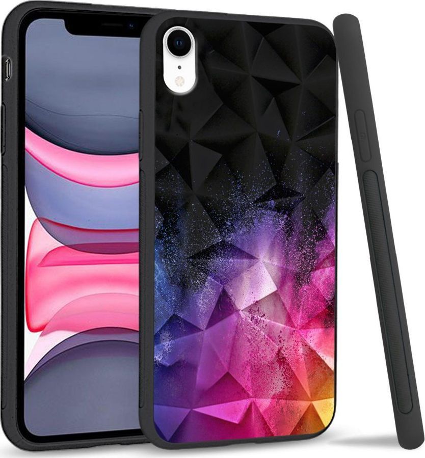 Super Fashion Etui na telefon Apple Iphone XR Crystal Case Splash Colors 1