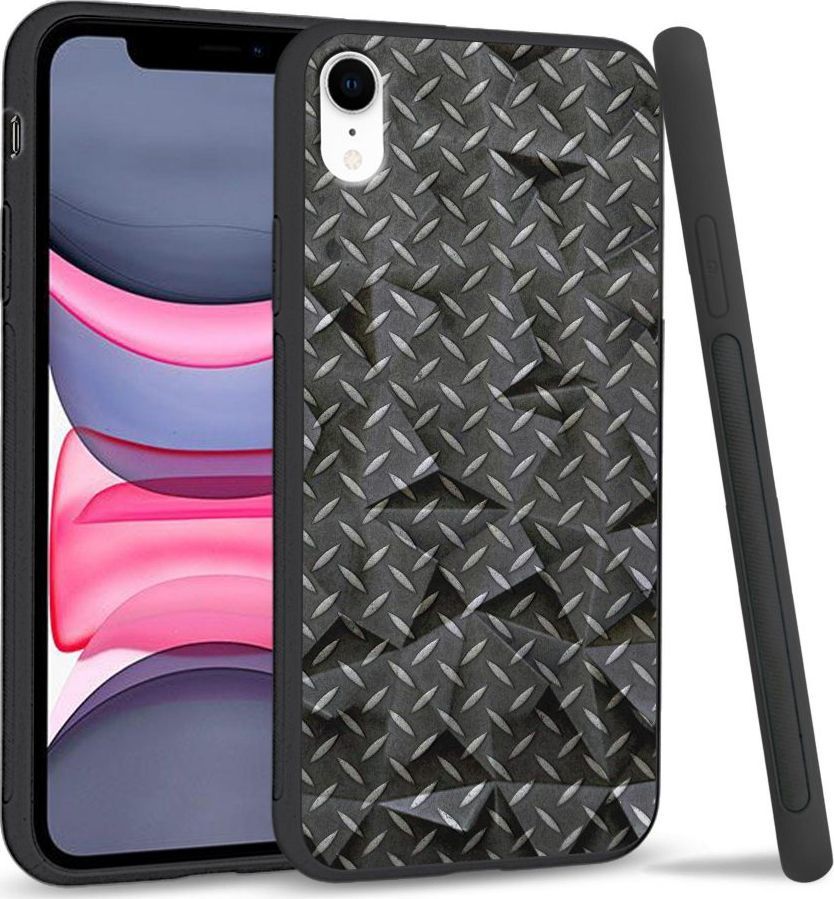 Super Fashion Etui na telefon Apple Iphone XR Crystal Case Metal 1