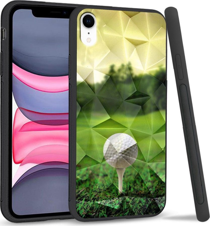 Super Fashion Etui na telefon Apple Iphone XR Crystal Case Golf 1