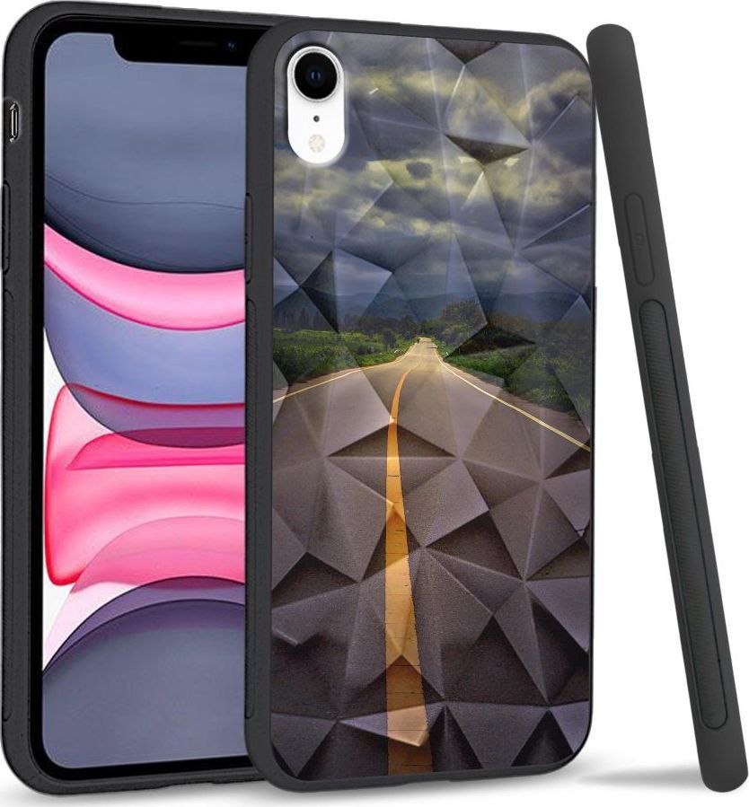 Super Fashion Etui na telefon Apple Iphone XR Crystal Case Road to Heaven 1
