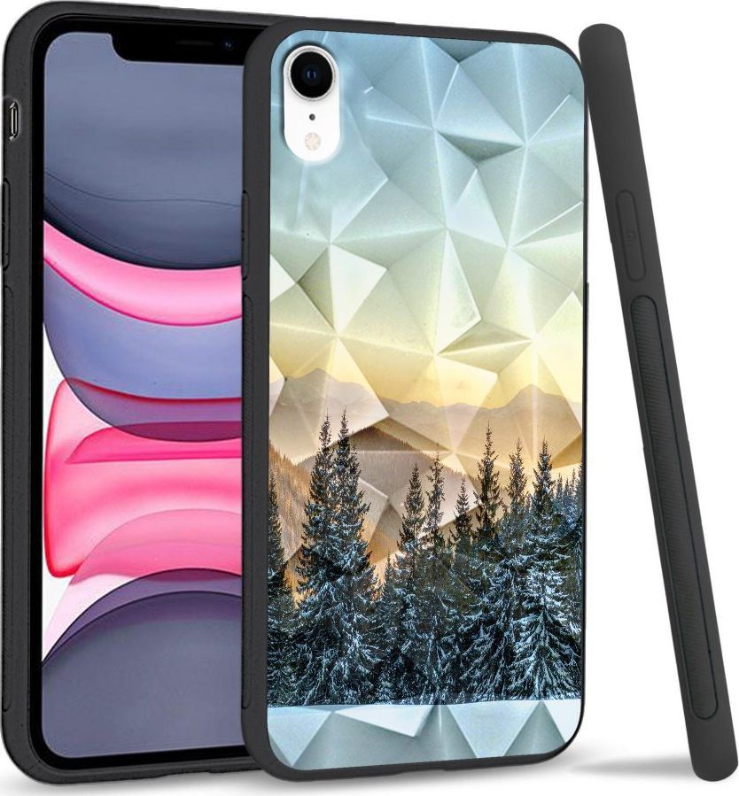 Super Fashion Etui na telefon Apple Iphone XR Crystal Case Cool Winter 1