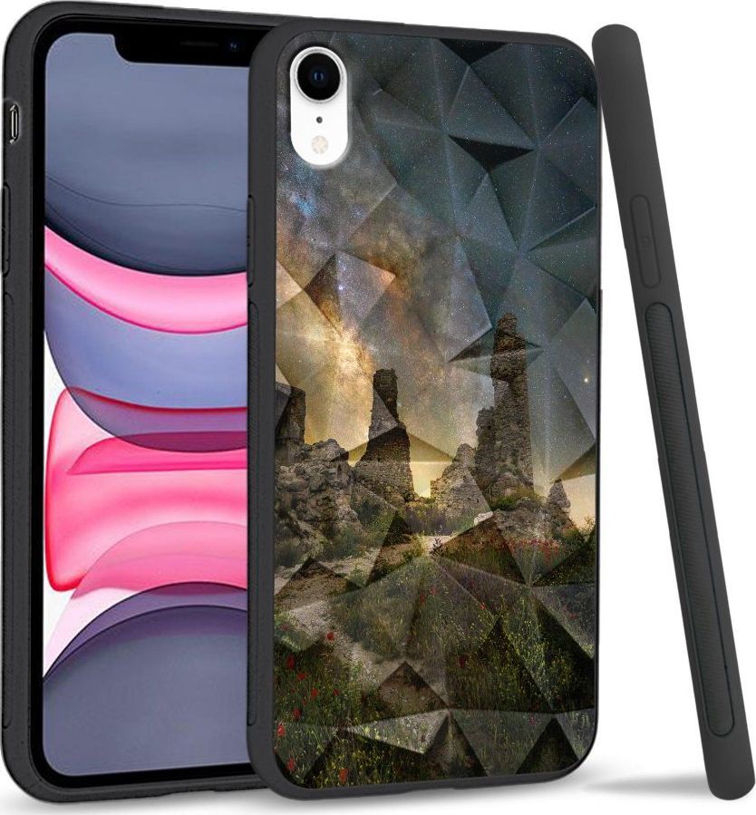 Super Fashion Etui na telefon Apple Iphone XR Crystal Case Stone Path 1