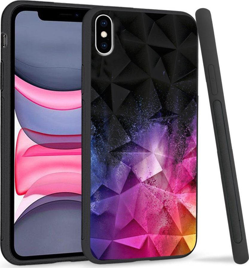 Super Fashion Etui na telefon Apple Iphone XS Max Crystal Case Splash Colors 1
