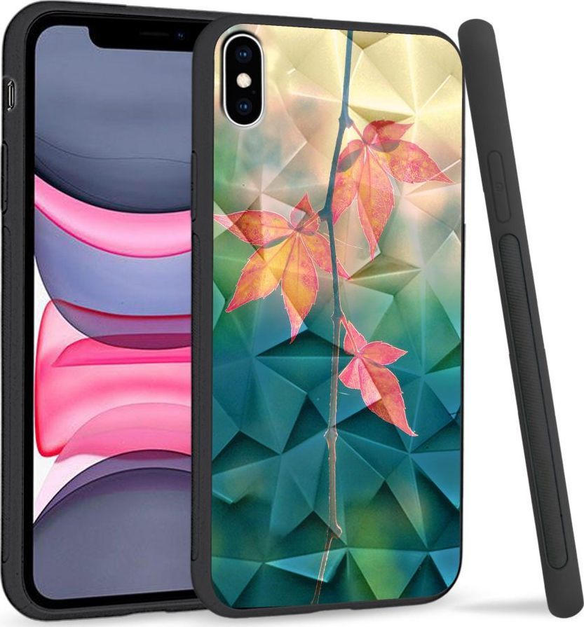 Super Fashion Etui na telefon Apple Iphone XS Max Crystal Case Autumn Leaves 1
