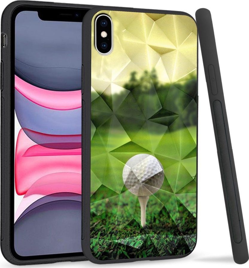 Super Fashion Etui na telefon Apple Iphone XS Max Crystal Case Golf 1