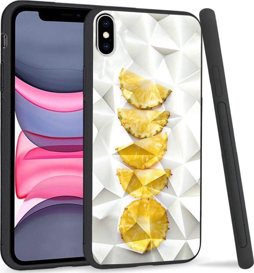 Super Fashion Etui na telefon Apple Iphone XS Max Crystal Case Pineapple pieces 1