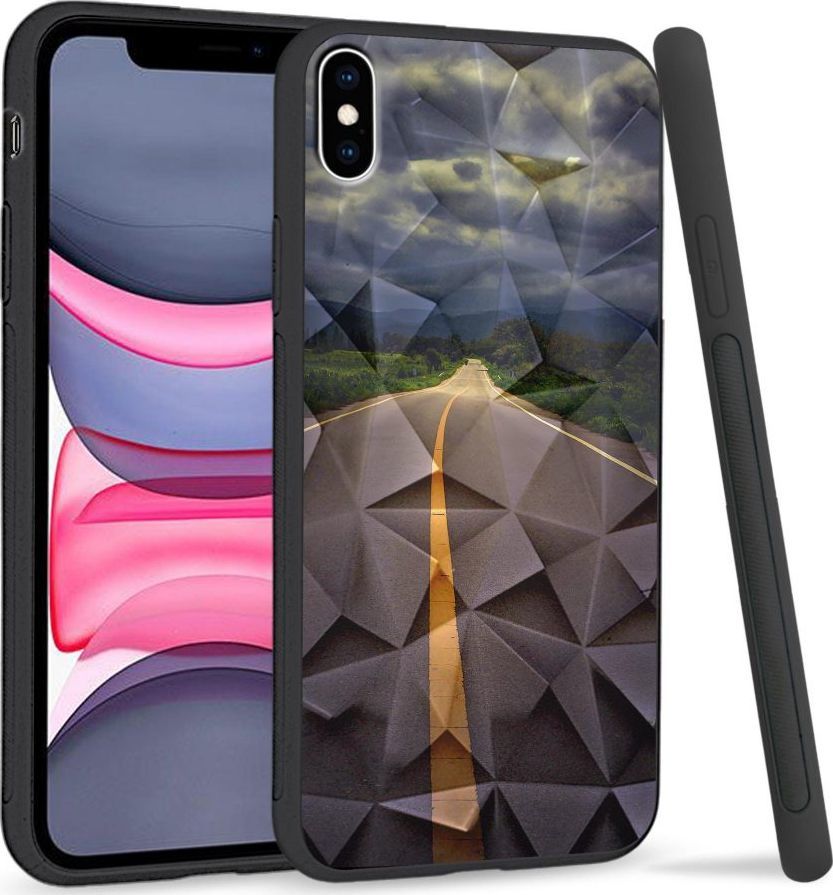 Super Fashion Etui na telefon Apple Iphone XS Max Crystal Case Road to Heaven 1