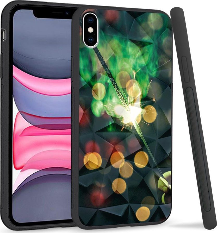 Super Fashion Etui na telefon Apple Iphone XS Max Crystal Case Firework 1