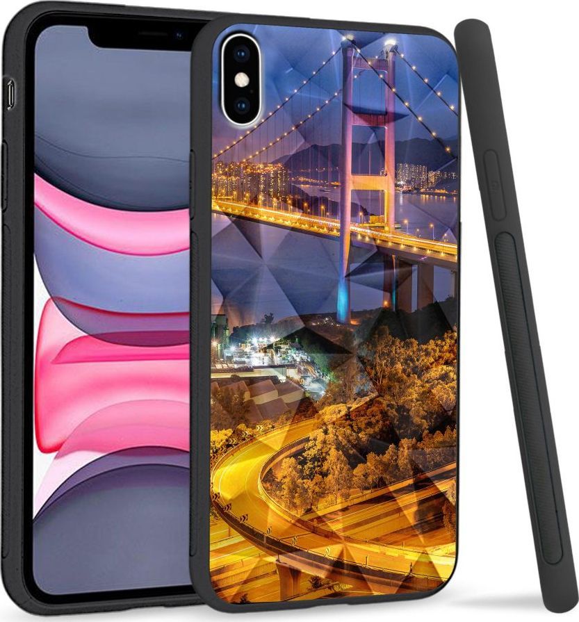 Super Fashion Etui na telefon Apple Iphone XS Max Crystal Case Bridges 1
