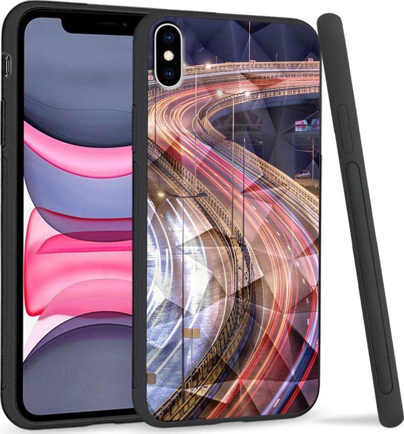 Super Fashion Etui na telefon Apple Iphone XS Max Crystal Case Night Lights 1