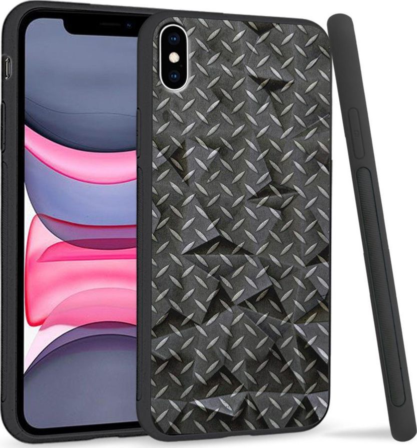Super Fashion Etui na telefon Apple Iphone XS Max Crystal Case Metal 1